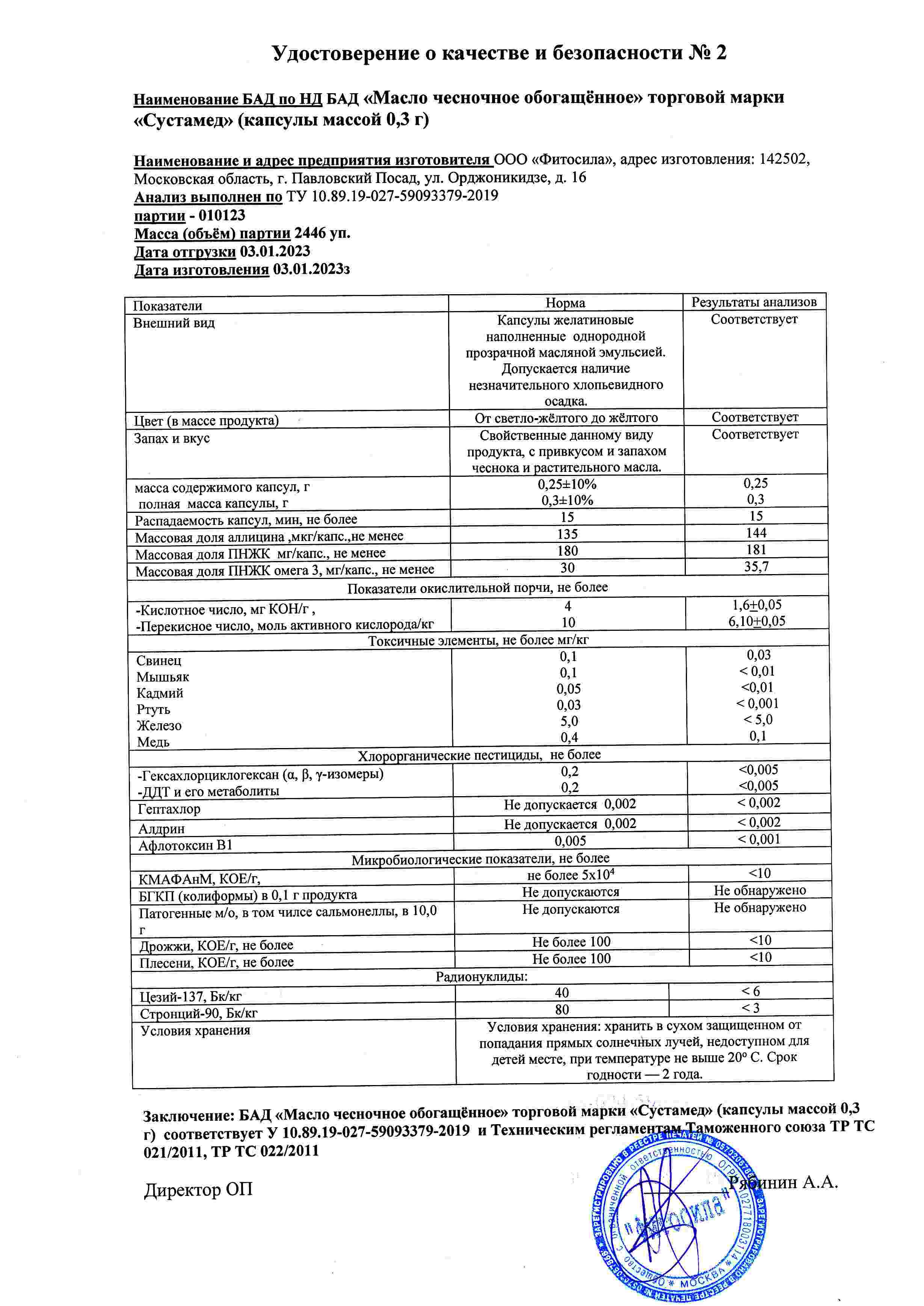Паспорт №010123